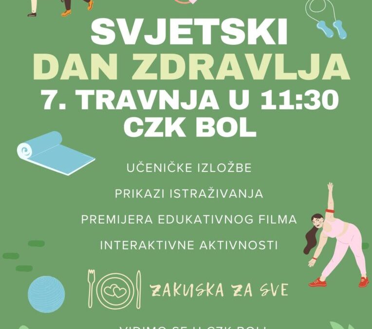 Zdravlje nam je na prvom mjestu! 